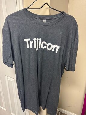 Trijicon Logo Tee in Dark Heather Gray